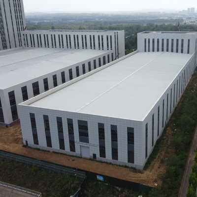 Armazém de Estrutura de Aço Pré-Fabricada Oficina de Grande Vão e Vários Andares