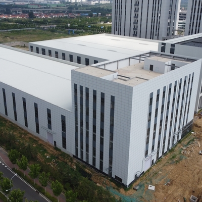 Construção de estruturas pré-fabricadas de aço para oficina de armazém