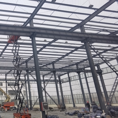 Armazém de Estrutura de Aço com Grande Marquise para Oficina de Embalagem