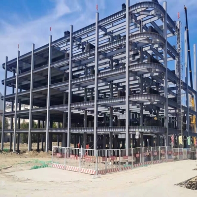 Edifício de oficina de estrutura de aço pré-engenheira de vários andares