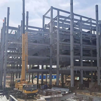 Armazém de estruturas de aço pré-fabricadas com guindaste Q235B Q355B