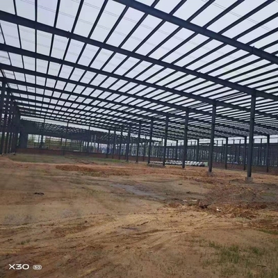 Edifícios de aço pré-construídos de grande comprimento com suporte de guindaste