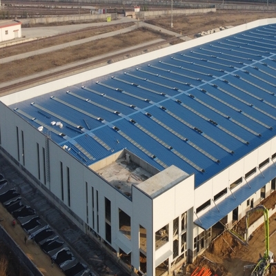 Armazém de Estrutura de Aço Pré-Fabricada de 11m com Vigas em H