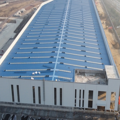 Armazém de estruturas pré-fabricadas de aço com vida útil de 50 anos