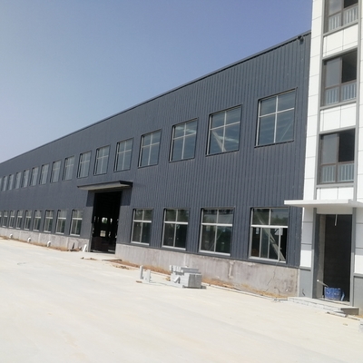 Oficina de estruturas pré-fabricadas de aço com escritório Q235B/Q355B