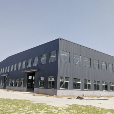 Armazém de aço pré-fabricado de secção H com guindaste de ponte e isolamento térmico