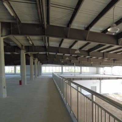 Armazém de Estrutura de Aço Multifuncional com Mezanino para Showroom e Escritório