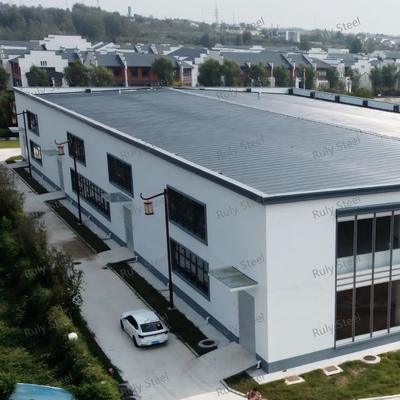 Armazém de Estrutura de Aço Multifuncional com Mezanino para Showroom e Escritório