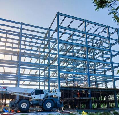Edifício prefabricado de estruturas de aço para alojamento em resorts