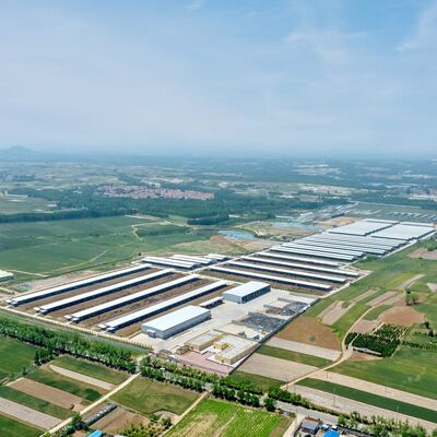 Estrutura de aço pré-fabricada