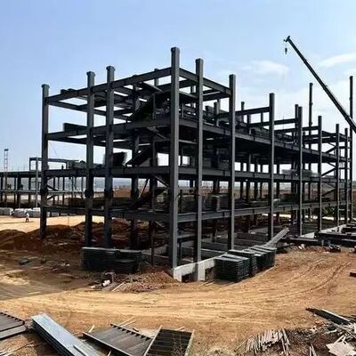 Painted Prefabricated Steel Hotel Building For Resort Projects
