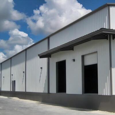 Armazém de estrutura de aço pré-fabricada para fábrica de produção de alimentos
