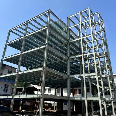 Edifício de escritórios de estruturas pré-fabricadas de aço