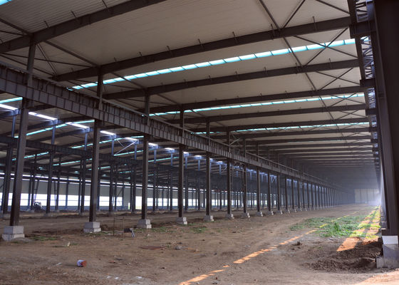Estrutura de Armazém com Viga H de Aço Pré-Fabricada para Sistemas de Estantes