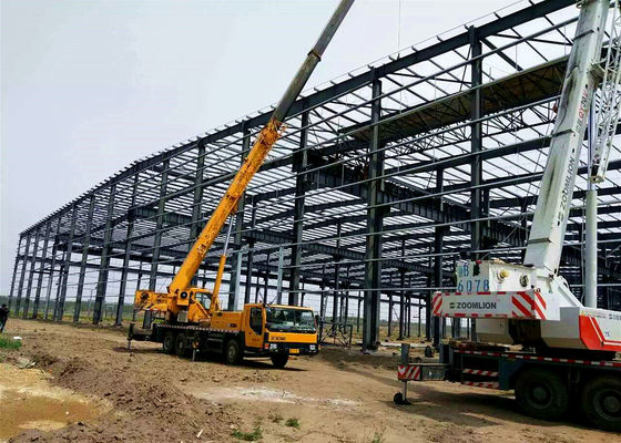 Estrutura de Armazém com Viga H de Aço Pré-Fabricada para Sistemas de Estantes