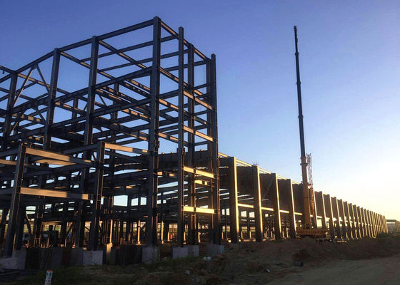 Estrutura de Armazém com Viga H de Aço Pré-Fabricada para Sistemas de Estantes