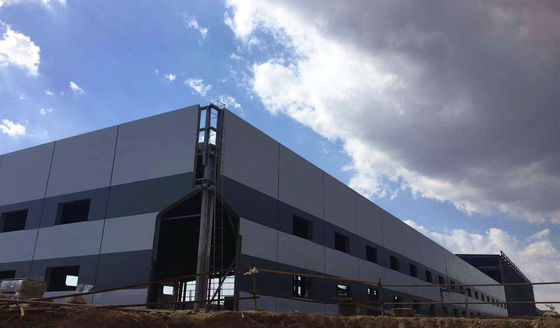 Estrutura de Armazém com Viga H de Aço Pré-Fabricada para Sistemas de Estantes