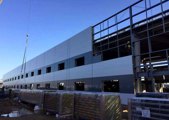 Estrutura de Armazém com Viga H de Aço Pré-Fabricada para Sistemas de Estantes