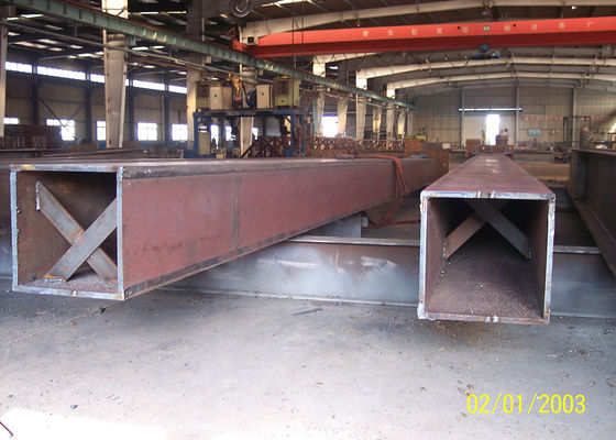 Fabricantes de Colunas de Aço Caixa Q235B Q355B ASTM A36 Vigas Estruturais