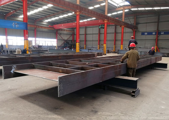 Acero estrutural soldado com vigas H Q235B Q355B ASTM A36
