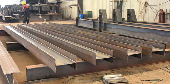 Aço estrutural de viga H soldado sob medida Q235B Q355B ASTM A36