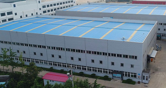 Q345 Estrutura de aço Oficina H Secção Coluna Galvanizado a quente