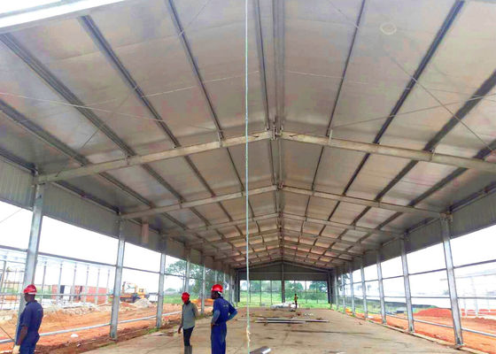 Armazém pré-fabricado de aço galvanizado leve Q235B Q355B
