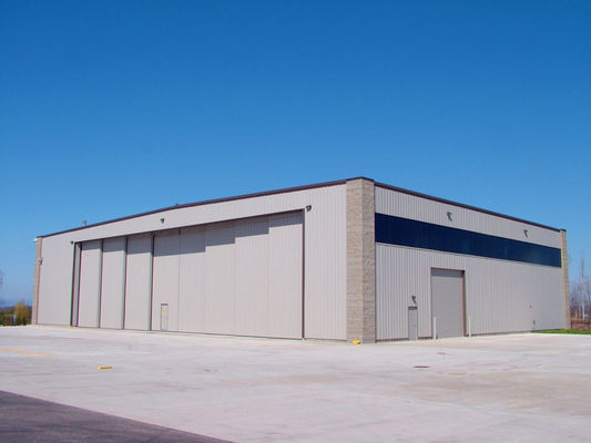 Hangar de aeronaves de aço pré-fabricado para manutenção Q235B Q355B