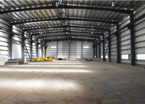 Estrutura de aço industrial forte Edifício de armazém Estrutura de portal galvanizado de metal