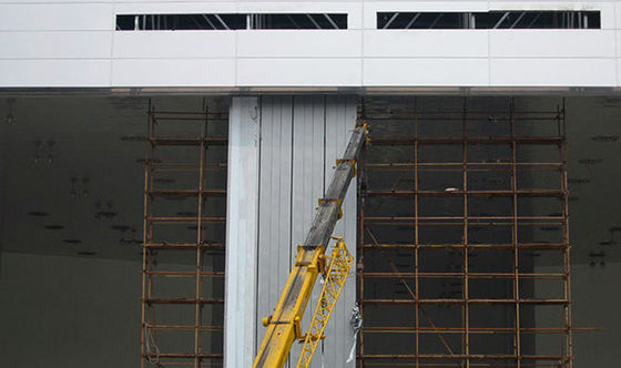 Hangar de aeronaves de aço pré-fabricado com grande espaço