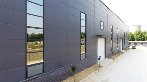Armazém prefabricado de aço isolado com revestimento de zinco aluminizado