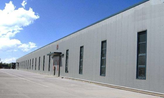 Armazém prefabricado de aço isolado com revestimento de zinco aluminizado
