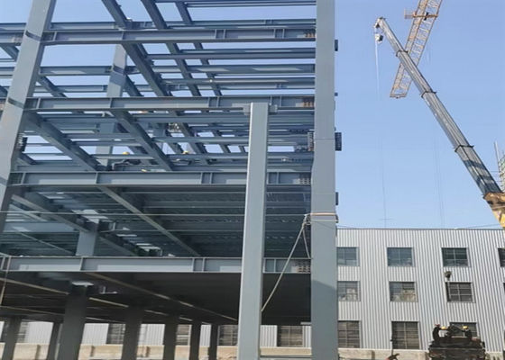 Edifícios de aço de vários andares Fabricação de estruturas de aço pré-construídas