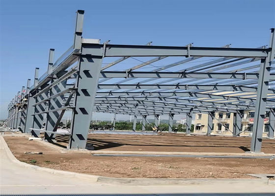 50Mx20M Armazém de aço pré-fabricado com estrutura galvanizada
