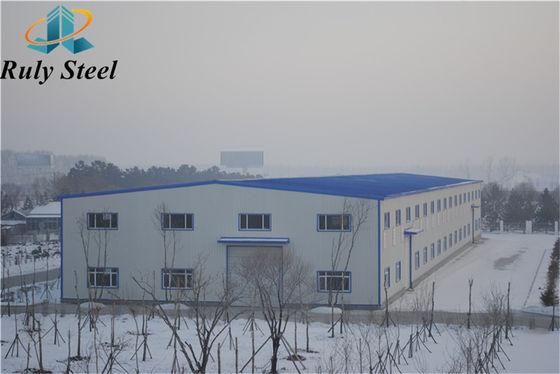 Oficina de estruturas pré-fabricadas de aço de estilo industrial