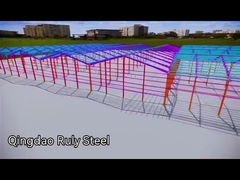 Modelo 3D para Estrutura de Aço; Projeto de Estrutura de Aço; Armazém de Estrutura de Aço