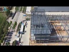 Armazém de estruturas de aço