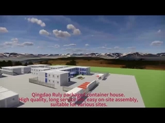 Casa pré-fabricada do recipiente