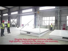 Casa pré-fabricada do recipiente