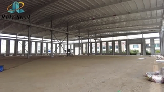 Oficina de aço pré -fabricada